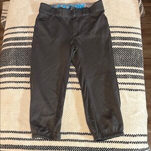 Easton Gray Softball Capris Pants